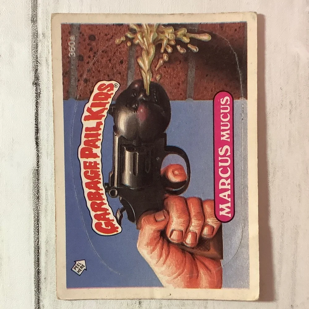 Marcus Mucus TOPPS Garbage Pail Kids Card Series 9 #360A
